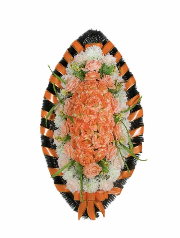 венок из искусственных цветов на похороны